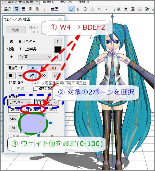 小ネタ Pmxエディタ とある工房